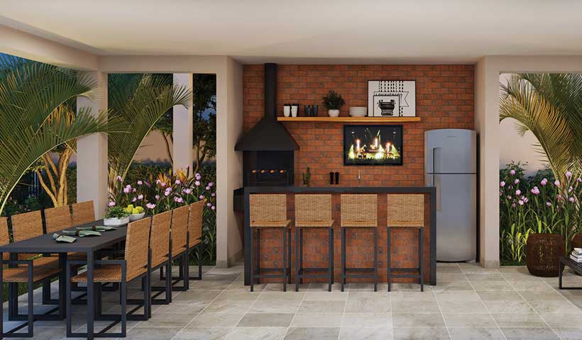 Fit Casa Brás – Espaço Barbecue